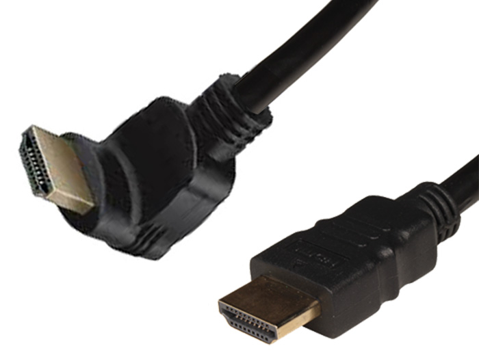 HDMI to HDMI Cable - 3.0 m Right Angle