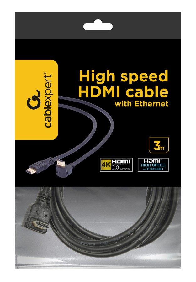 Cablexpert CC-HDMI490-10 - Conexión HDMI - HDMI 3,0 m Acodado