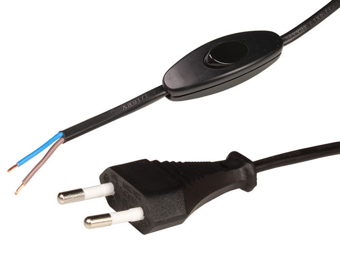 Simon - EURO type network electrical connection with switch - PL863016