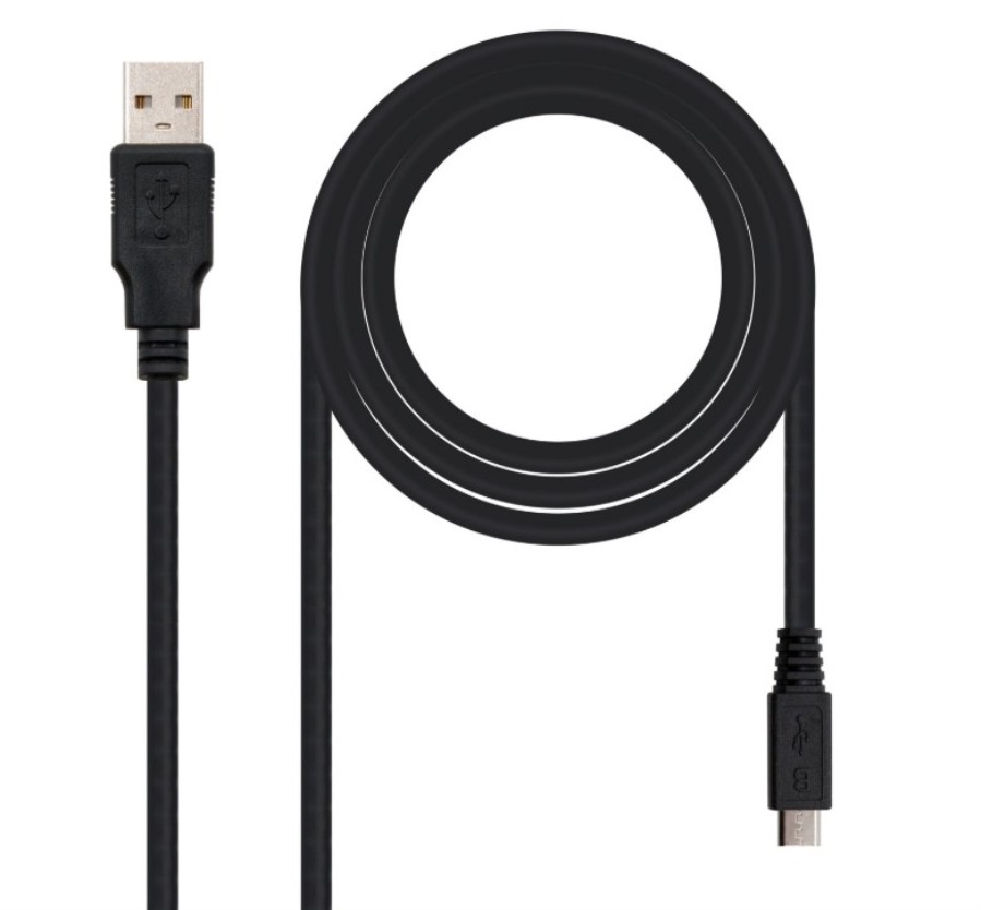 Nanocable - Câble USB 2.0 - USB-A mâle vers micro-USB-B mâle - 0,8 m 