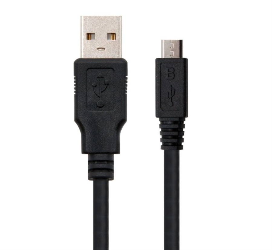 Nanocable - Câble USB 2.0 - USB-A mâle vers micro-USB-B mâle - 0,8 m 
