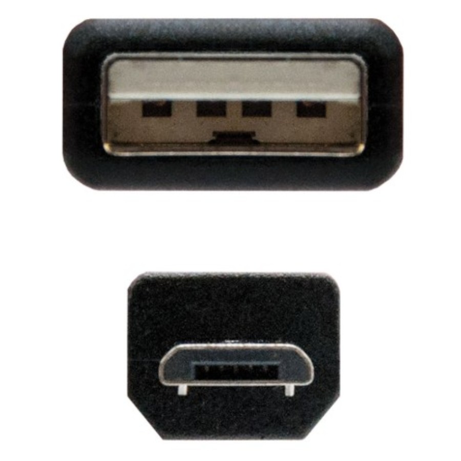 Nanocable - Câble USB 2.0 - USB-A mâle vers micro-USB-B mâle - 0,8 m 