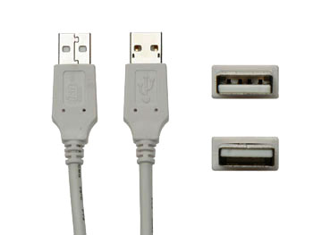 USB-A Male to USB-B Male - USB 2.0 Cable - 5 m