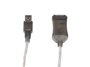 Cabo USB 2.0 Amplificado - USB-A Macho a USB-A Fêmea - 15 m - 40/68404-00
