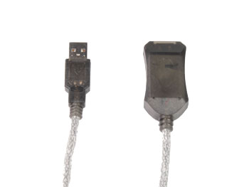 Cabo USB 2.0 Amplificado - USB-A Macho a USB-A Fêmea - 15 m