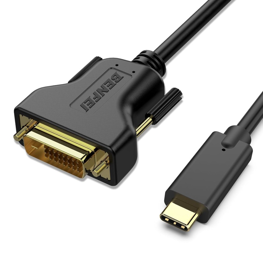 Cable USB-C Thunderbolt Macho a DVI 24+1 - 1920x1200 @60Hz - 1,8 m