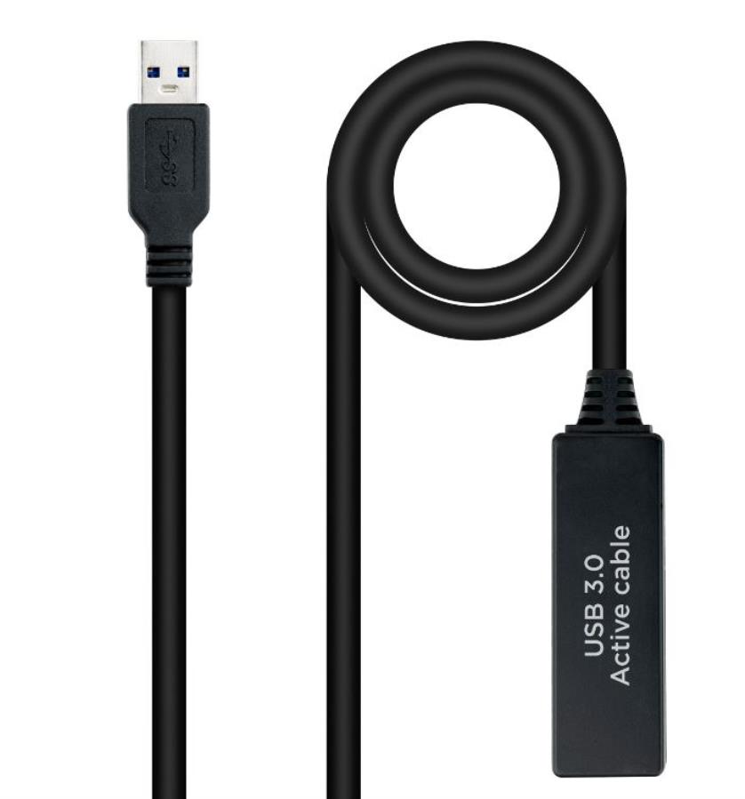 Nanocable - Conexion USB-A Macho - USB-A Hembra 3.0 15M Amplificado - 10.01.0313