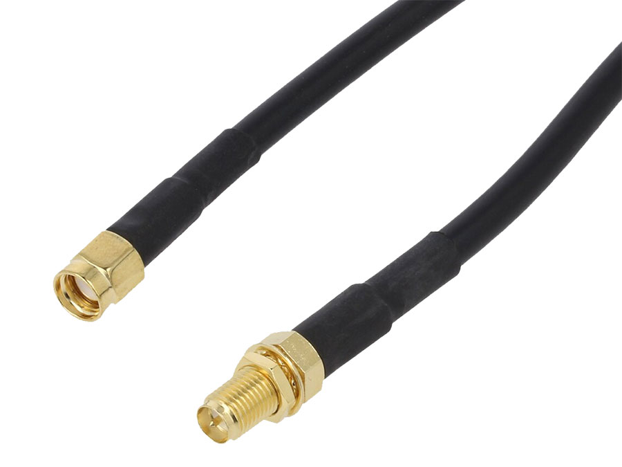 Câble RF SMA Femelle Inversé a SMA Mâle Inversé - 10 m