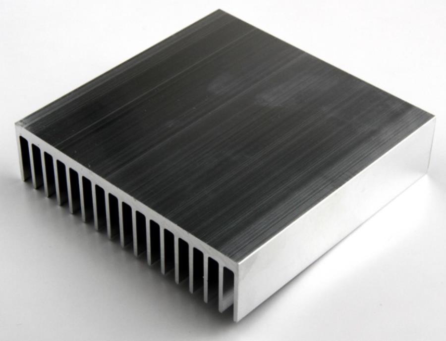 Heatsink for LED/PCB 100 x 100 mm - H: 25 mm - For SQUARE 100 module