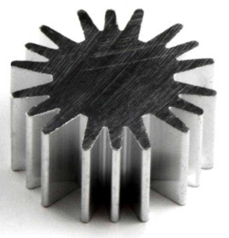 Dissipateur pour LED/PCB Etoile Ø20 mm externe - Ø12 mm interne