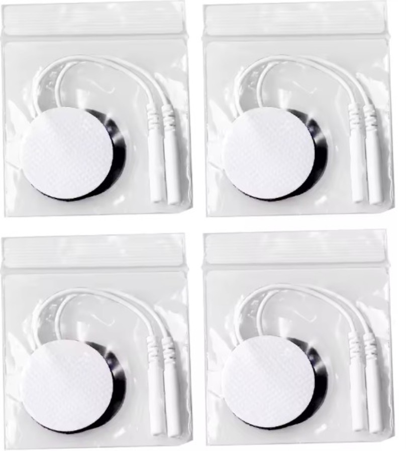 Électrode de stimulation circulaire Ø 32 mm et connecteur Gigtail de 2 mm - 40 unités (20 paires)