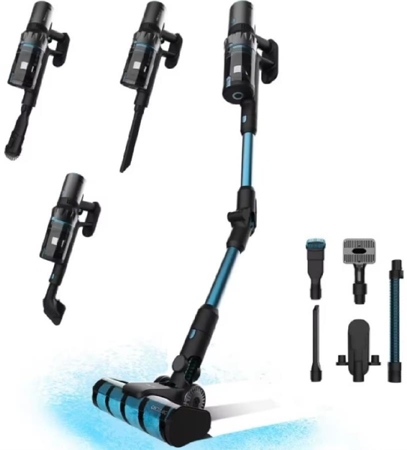 Cecotec Conga Rockstar 3500 Storm Flex Animal - Aspirateur balai sans sac alimenté par batterie avec cyclone parallèle