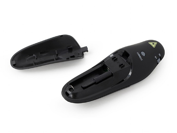 Gembird WP-L-01 - Puntero Láser RF 10 m - USB - Negro