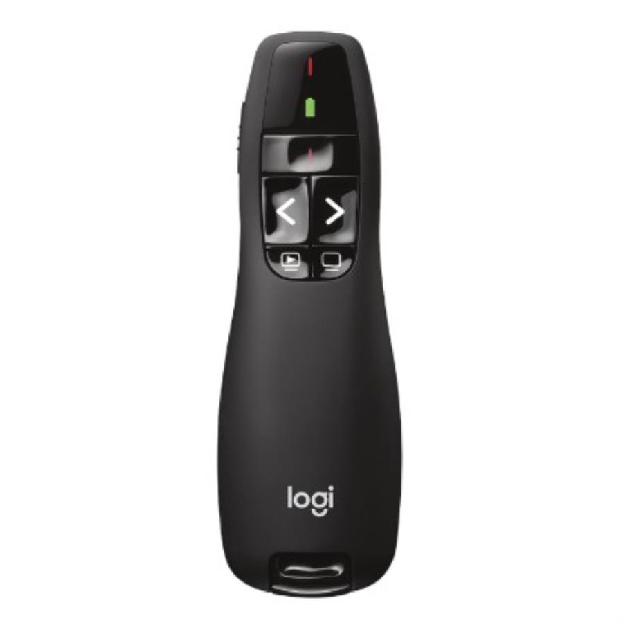 Logitech R400 - Pointeur laser RF 15 m - Noir - 910-001356