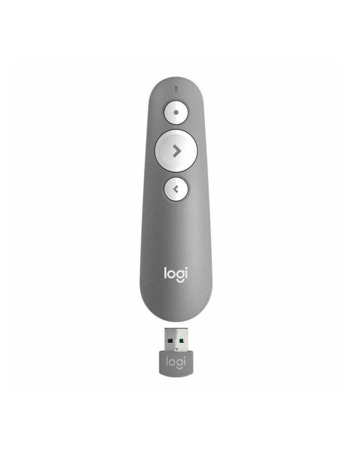 Logitech R500 - Pointeur Laser Bluetooth/RF 20 m - Gris - 910-006520