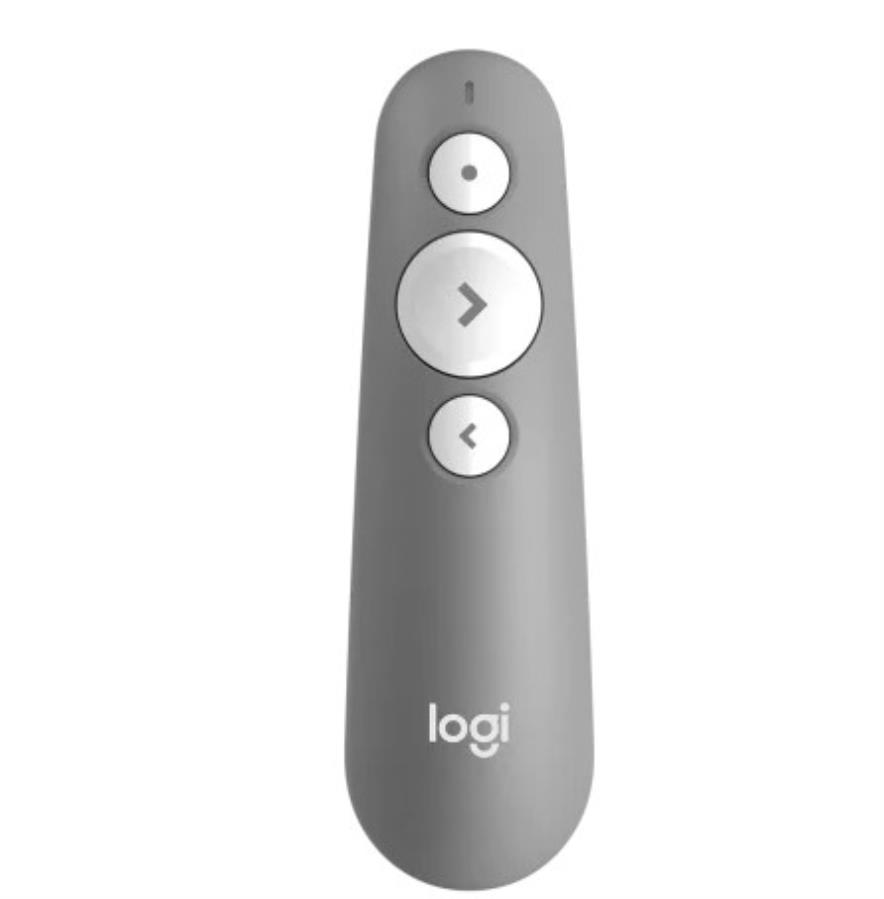 Logitech R500S - Ponteiro Laser Bluetooth/RF 20 m - Cinzento - 910-006520