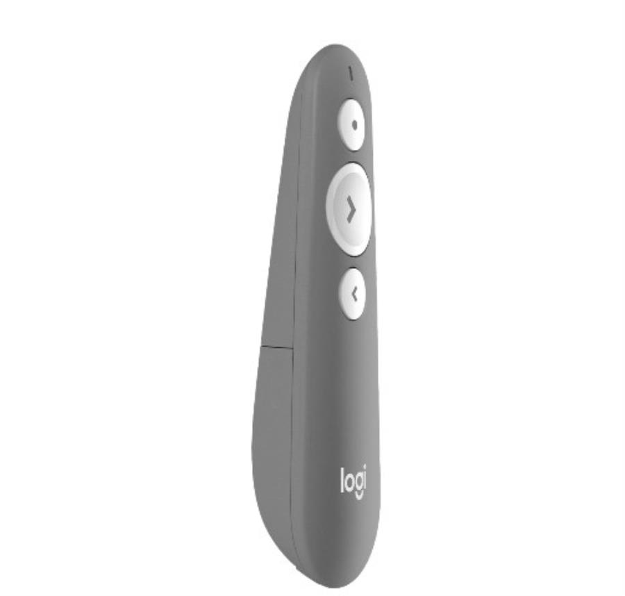 Logitech R500S - Pointeur Laser Bluetooth/RF 20 m - Gris - 910-006520