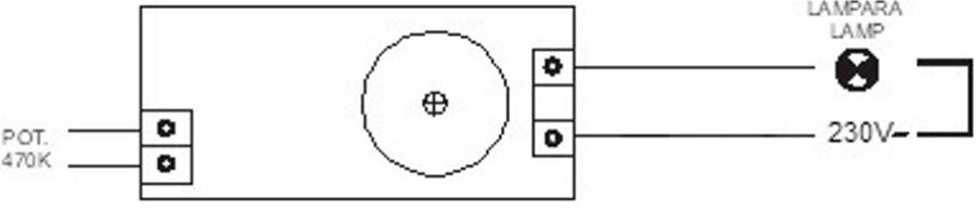 Variateur d&aposIntensité avec Interrupteur 40 .. 300 W