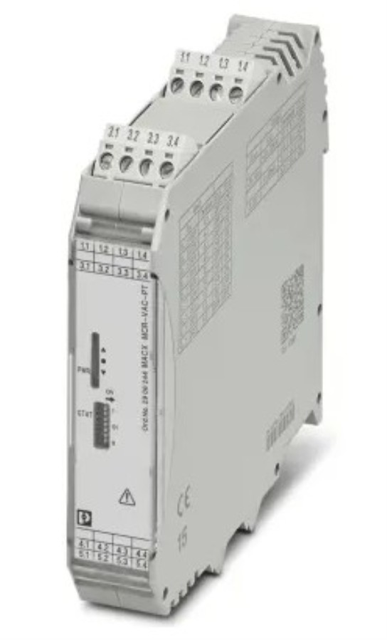 Phoenix Contact MACX MCR-VAC-PT - Transducteur de mesure de tension de 0 à 600 Vca - Sortie de signal : 0 à 10 V / 0 à 20 mA - 2906244