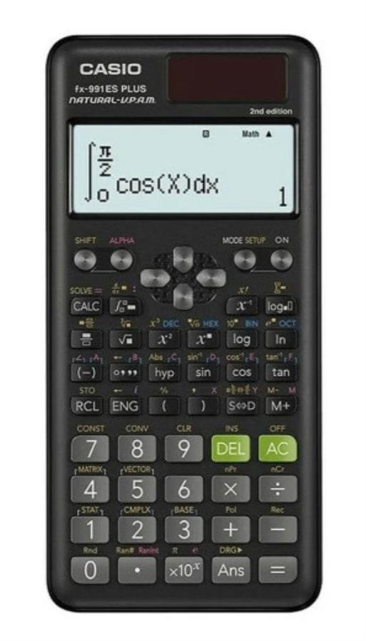 Casio fx-991ES Plus-2 - Calculadora Científica com 417 Funções