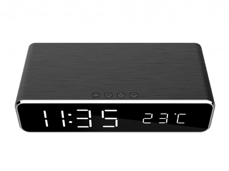 Gembird DACWPC01 Desktop Alarm Clock with Wireless Charger