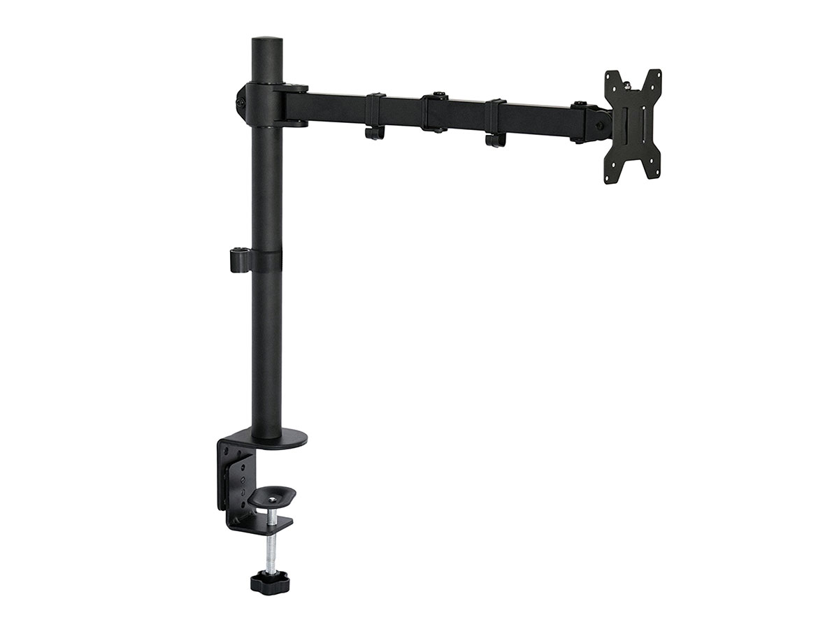 Gembird - Single Monitor Desk Mount Stand - 13”-27” - 33-68 cm - 8 Kg - Tilting - MA-DF1-01
