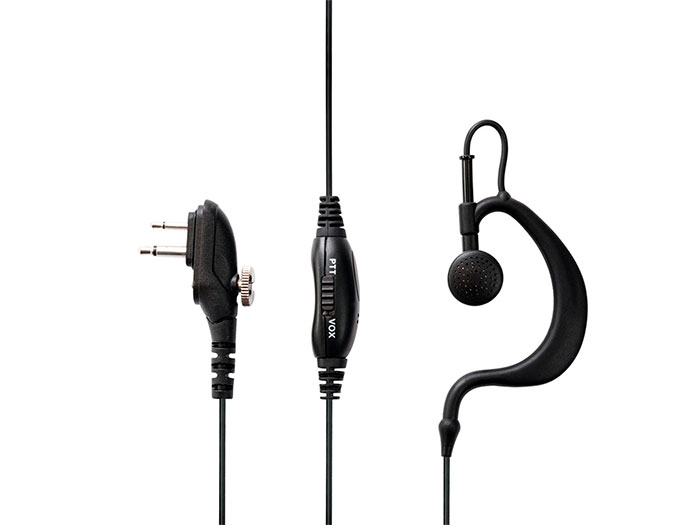 Midland MA25-M - Microphone et Casque avec PTT 2 Pin Motorola