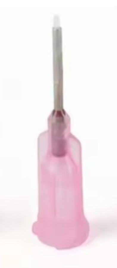 Aiguille revêtue de téflon - Longueur : 12,7 mm - Luer Lock Ø 0,30 mm (25 AWG) - 100 unités - VCT25050