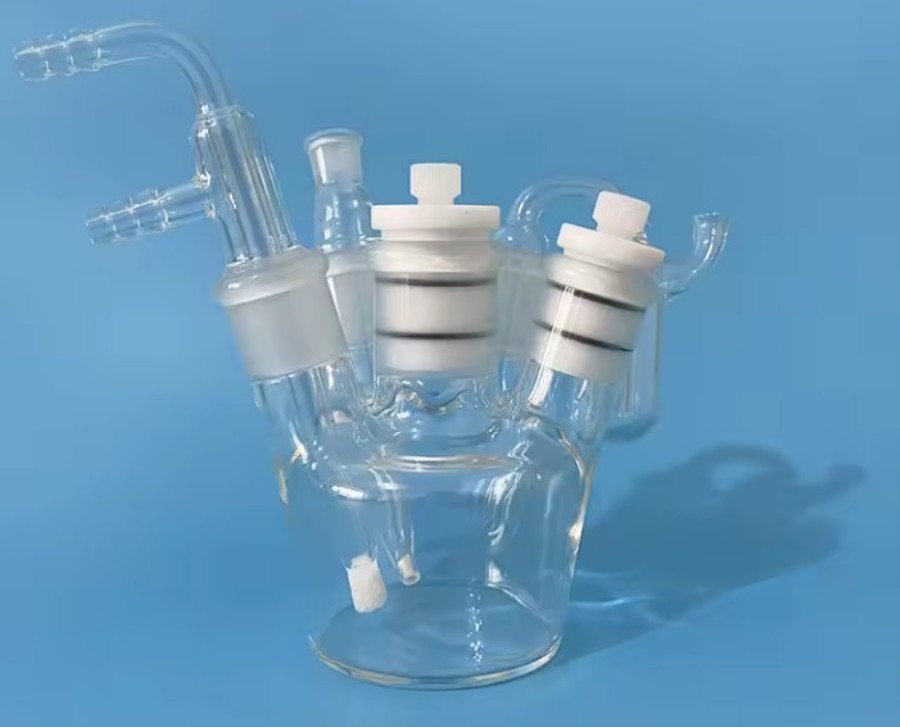 Célula eletrolítica de camada única com 5 portas - 50 mL
