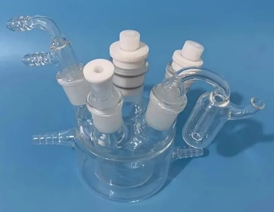 Célula eletrolítica de dupla camada com 5 portas - 250 mL