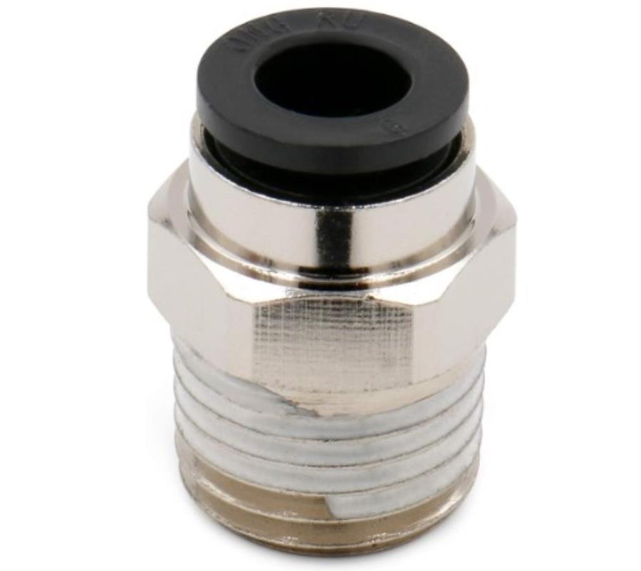 PC6-02 - Quick Push In Joint for 6 mm Tube - 1/4” Male - 10 Units
