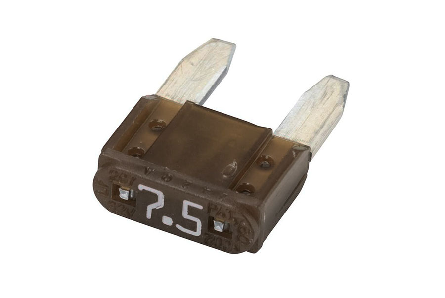 Fusível de Lâmina Automotivo 10,9mm 7,5 A 32 V