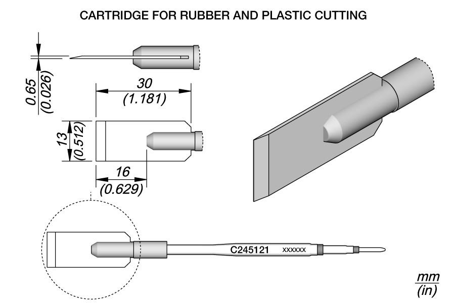 JBC C245121 - Cutter Cartridge 13 - JBC C245121