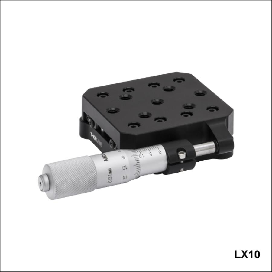 Thorlabs LX10/M - Plateforme de déplacement - 1 Axe de 25 mm et filetage 1/4”
