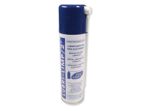 Taso Vision Lubri-Limp 2 - Aerosol Bote Limpacontatos, Lubricante Fino Especial y Desplaza la Humedad - 335 cc - LUBRI-LIMP/2/335