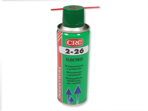 CRC 2-26 - Aérosol Nettoyant de Contact, Lubrifiant et Anti-Humidité Diélectrique - 250 cc