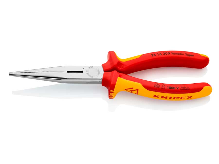 Knipex 26 16 200 - Alicate de ponta reta de cegonha - VDE 1000V