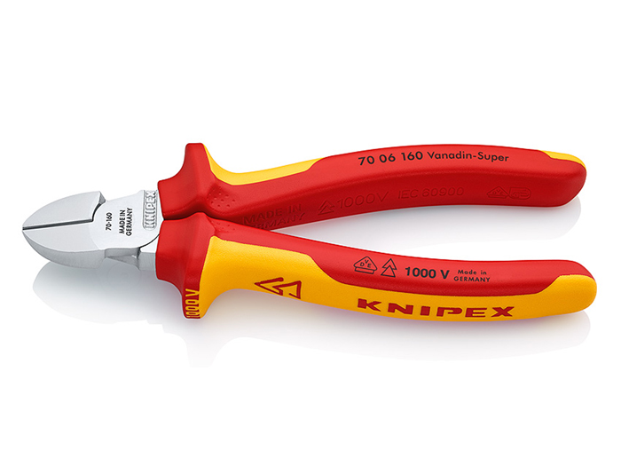 Knipex 00 20 12 - Professional KNIPEX Insulated Pliers Set – VDE 1000V (Models 03 06 180, 26 16 200 & 70 06 160)