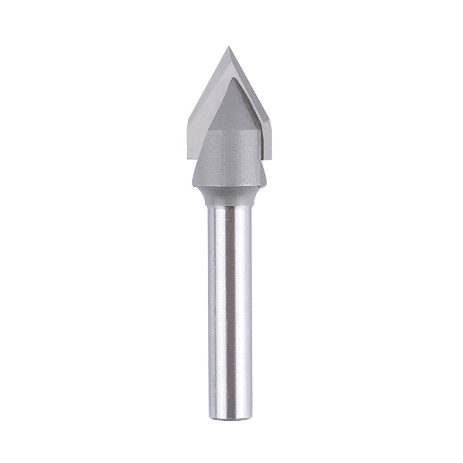 Broca de carburo en V para CNC - 6 x 12 x 51 mm