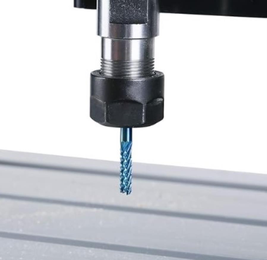 Broca de roteador CNC com ponta de carboneto de tungsténio - 1,3 a 3,175 mm - pacote de 10 unidades
