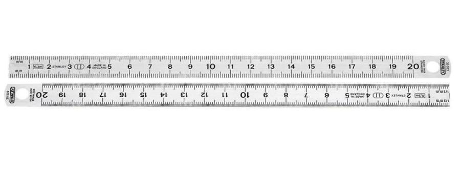 Stanley 1-35-522 - Regla flexible en acero inoxidable - 20 cm