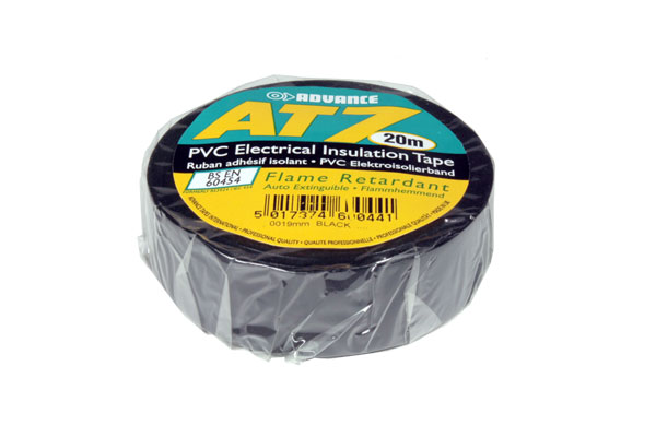 Ruban Adhésif Isolant 19 mm - 20 m - Noir