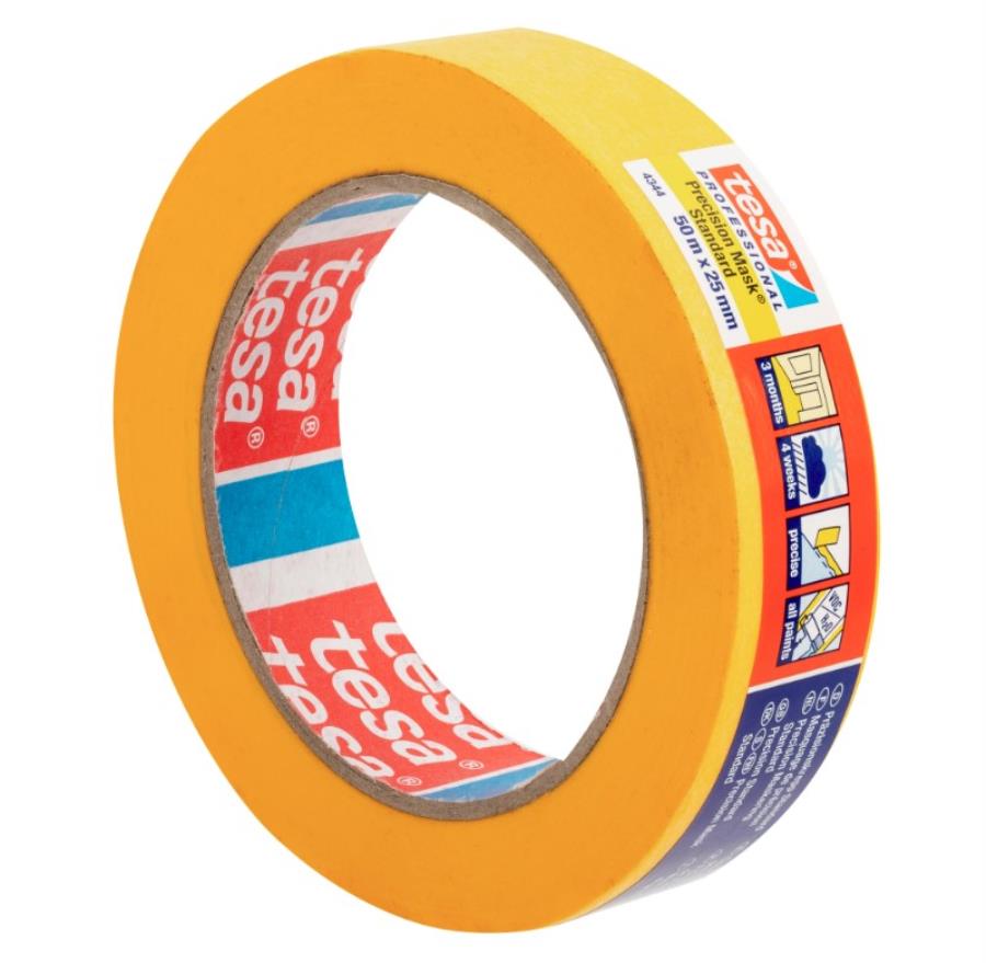 Tesa 04334-00001-00 - Ruban de masquage de précision - 25 mm x 50 m