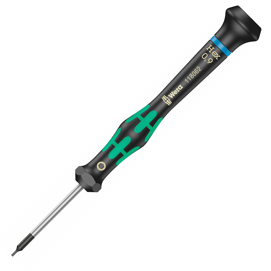 Wera 2054 0,9 x 40 mm - Tournevis hexagonal pour applications électroniques - 05118062001