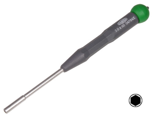 DISMOER - Chave Sextavada Soquete Tubular (Hexagonal) - 3,0 x 60 mm - 14784