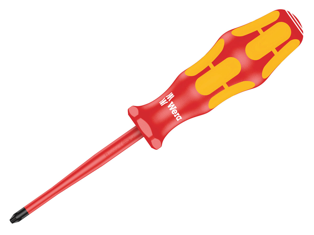 Wera 162 iS PH 1 x 80 mm - Tournevis VDE isolé pour vis cruciformes PH - 05006450001