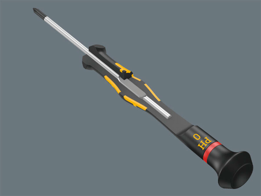 Wera 1550 ESD Micro PH 00 x 60 mm - Phillips Kraftform Micro Screwdriver - 05030110001