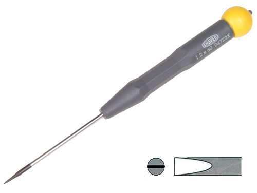 DISMOER - Chave de Fenda Ponta Plana - 1,2 mm x 60 mm - 14722