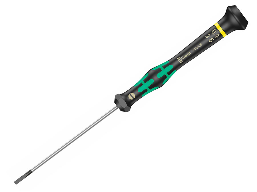 Wera 2035 0,40 x 2,5 x 80 mm - Screwdriver for slotted screws, electronic appliances - 05118008001