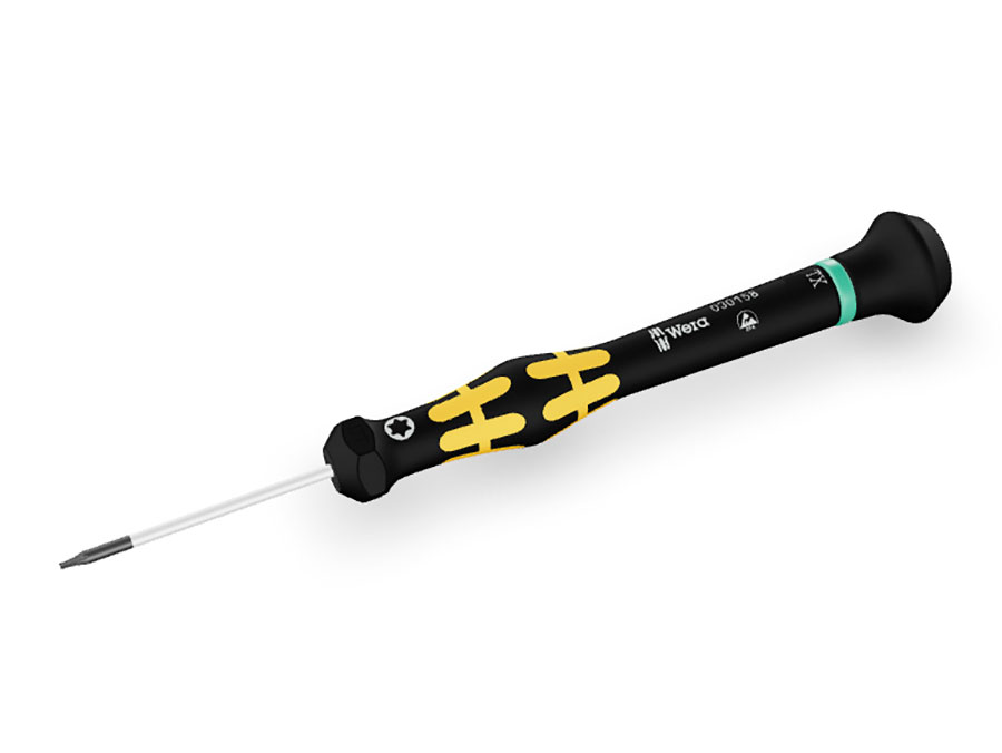 Wera 1567 ESD Micro TX 3 x 40 mm - Destornillador Kraftform Micro TORX® para usos electrónicos - 05030159001